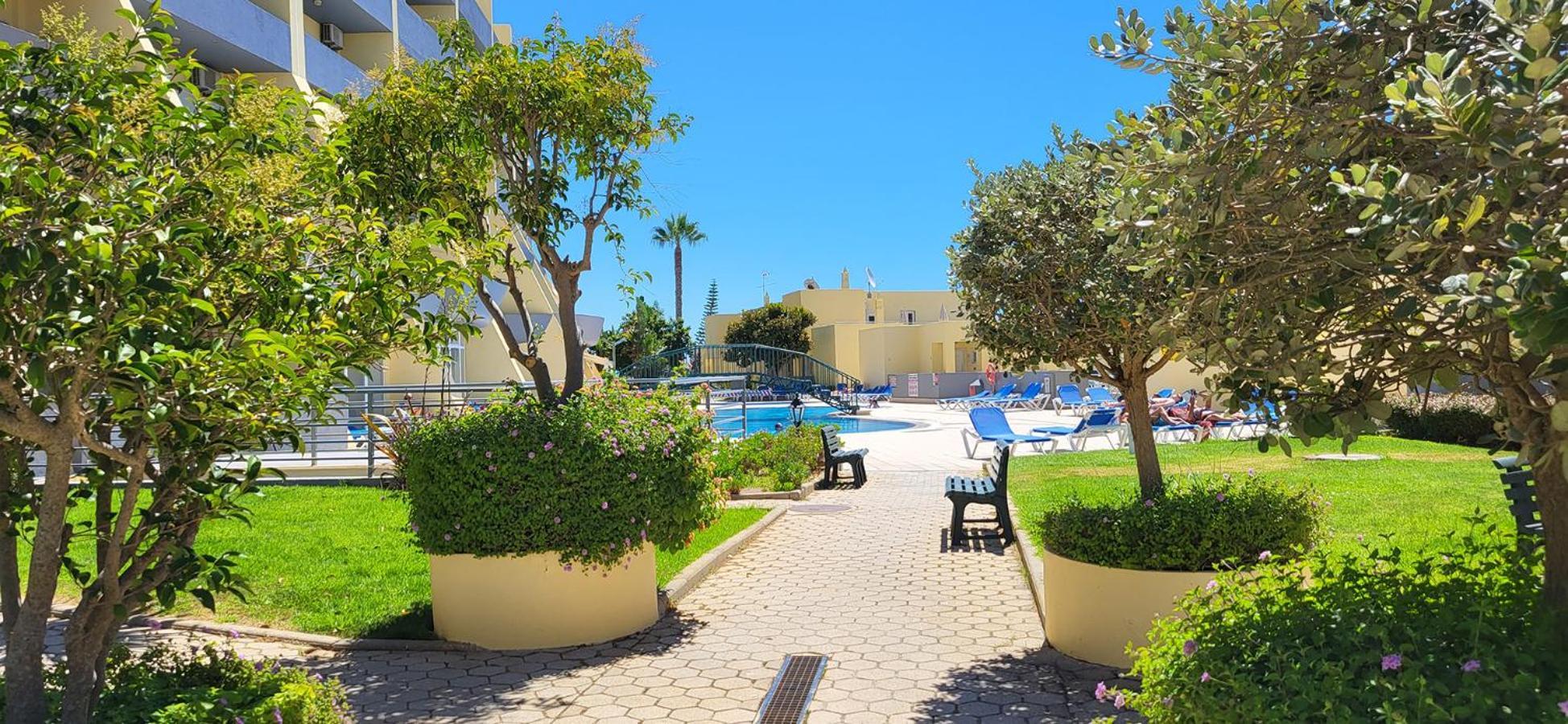 Lagos-Piscine Et Mer- Condominio Do Mar Bagian luar foto